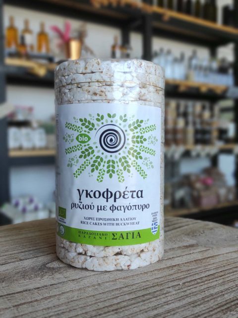 Γκοφρέτα ρυζιού με φαγόπυρο