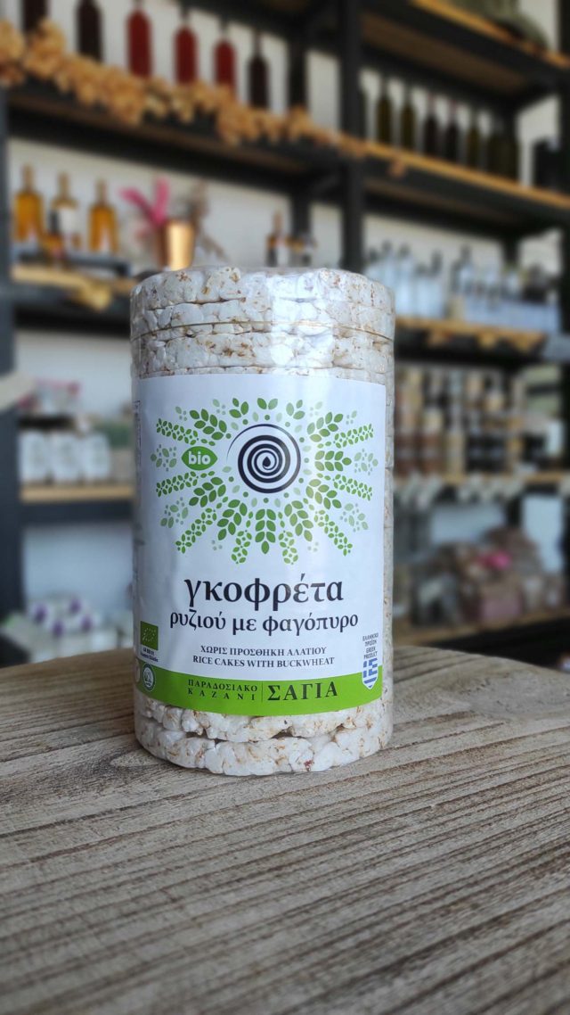 Γκοφρέτα ρυζιού με φαγόπυρο